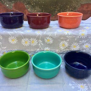 Fiesta-ware cereal bowls all 6 bowls